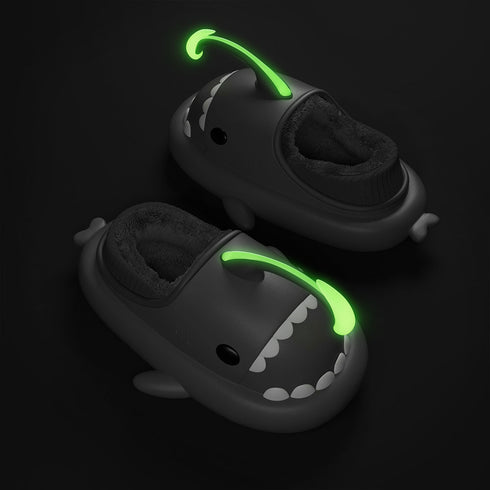 Sharkicks Basic - Invierno, Pantuflas de Tiburón Pejesapo, Talón Cubierto